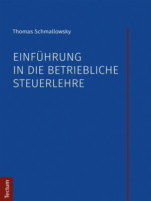 cover image of Einführung in die betriebliche Steuerlehre